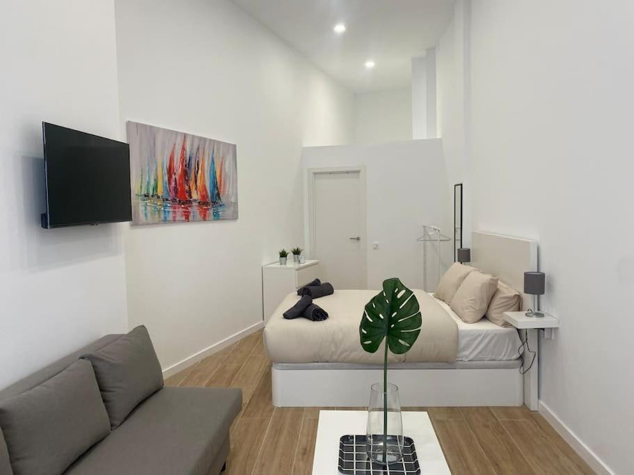 Apartamento Nuevo Loft En Playa Y Cerca Del Centro, Ac Y Wifi Valencia Exterior foto