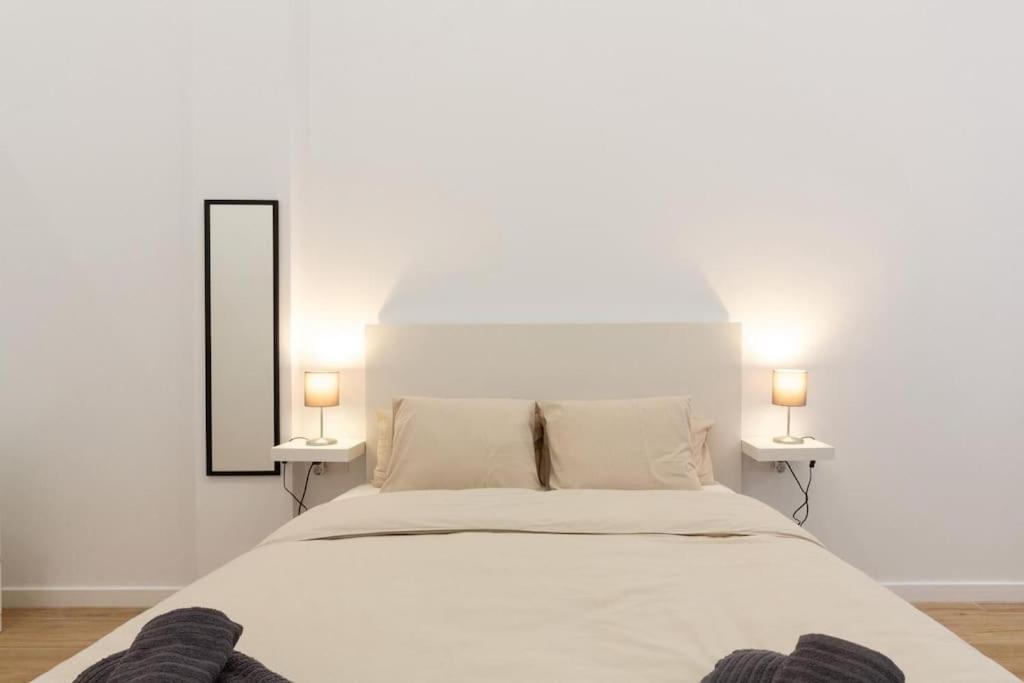 Apartamento Nuevo Loft En Playa Y Cerca Del Centro, Ac Y Wifi Valencia Exterior foto