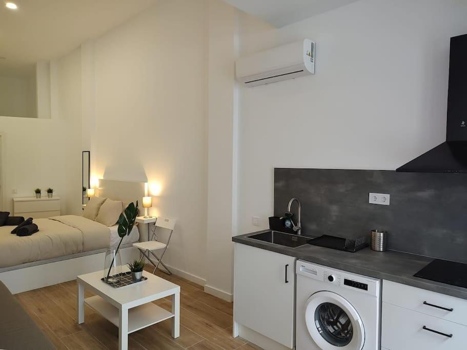 Apartamento Nuevo Loft En Playa Y Cerca Del Centro, Ac Y Wifi Valencia Exterior foto